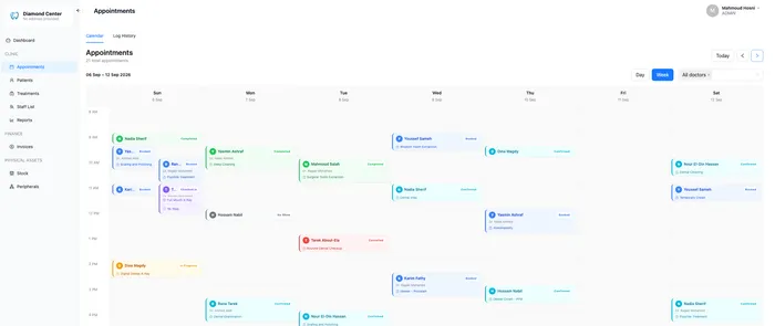 Appointments Calendar